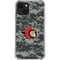 NHL Ottawa Senators Camo iPhone 14 Clear Case